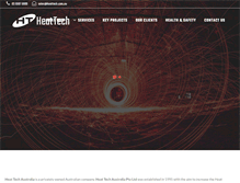 Tablet Screenshot of heattech.com.au