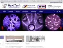 Tablet Screenshot of heattech.com.br