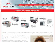 Tablet Screenshot of heattech.co.za